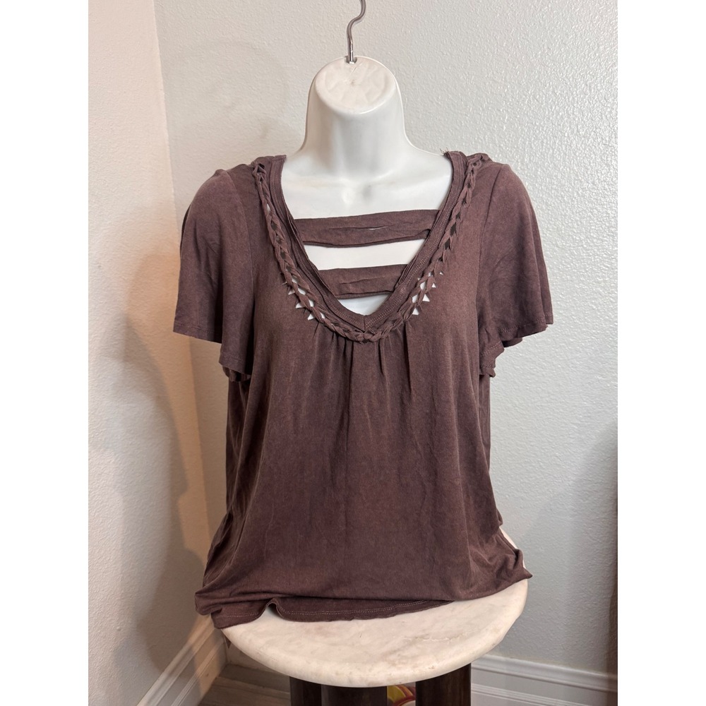 Daytrip Buckle Brownstone Braided Strap Two‎ Way Top Small NEW